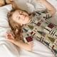 thumbnail image 5 of Balery Rustic Plaid Forest Lodge Conjunto de Pijama Infantil de Manga Corta con Estampado – Ropa de Dormir de Algodón Suave-Large, 5 of 6