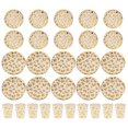 thumbnail image 1 of EeaseCA 30Pcs Disposable Paper Plates Paper Cups Party Dinnerware Tableware Party Supplies, 1 of 7