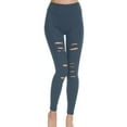 thumbnail image 5 of Mwjwdo Buttery Soft Leggings for Women - High Waisted Tummy Control No See Through Workout Yoga Cycling Tights Pants Gray M, 5 of 5