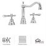 Rohl Ac107x-2 Arcana 1.2 GPM Widespread Bathroom Faucet - Chrome