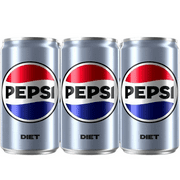 Diet Pepsi Soda Pop, 7.5 fl oz, 6 Pack Cans