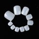 thumbnail image 4 of 100pcs Square False Toe Nails Full Cover White Artificial Fake Toenail Acrylic Foot Nail Art Tips Manicure Tools, 4 of 5