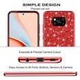 thumbnail image 6 of Compatible with Poco X3 Pro Case, Glitter Sparkly Xiaomi Poco X3 Pro Phone Case with Slim Silicone Shockproof Protective Bumper Cover for Cute Girls Women (Red), 6 of 7