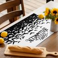 thumbnail image 4 of Halloween Placemats Set of 6 Happy Halloween Grimace Pumpkin Place Mats Fall Placemat Horror Black Bats Table Mats for Dining Kitchen Table Holiday Dinner Party Home Decorations 13x19 Inch, 4 of 8