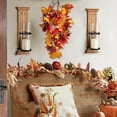 thumbnail image 4 of Wedding Fireplace Mantel Wall Hanging Maple-Leaf Garlands Artificial Fall Vine Garland for Halloween Thanksgiving Christmas Decor, 4 of 6