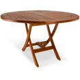 thumbnail image 1 of Table Pliante Ronde en Teck de 4 Pieds, 1 of 2