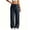 07# Navy, variant on UKHCCC Wide Leg Sweatpants for Women High Waist with Elastic Drawstring Casual Pants Flowy Lounge Trousers Soft Cotton Cozy Loungewear Joggers S-3XL