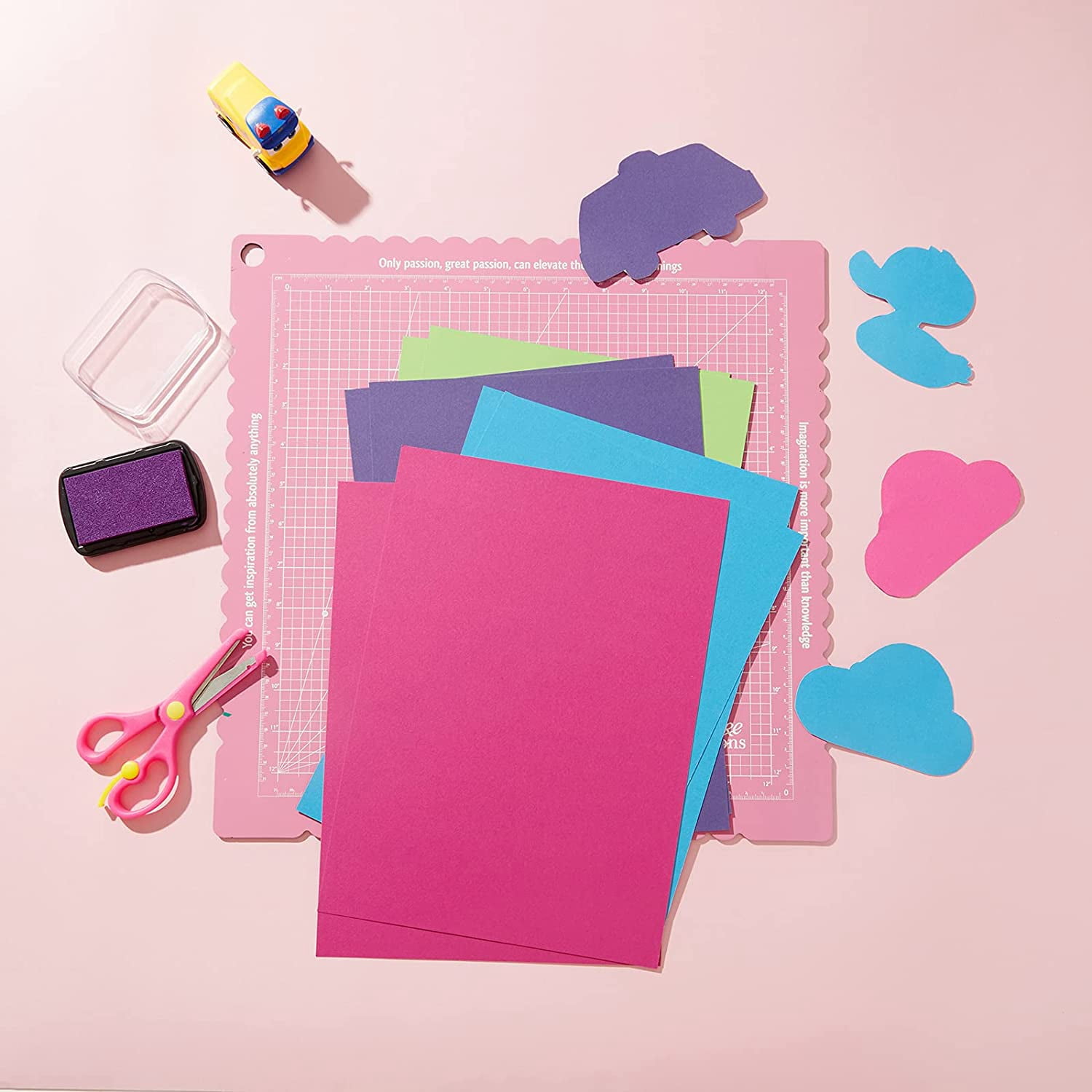 200 Colored Cardstock Paper,Colorful Card Stock 250 GSM Heavy Weight for DIY Art, Scrapbook, Paper Crafting (200)