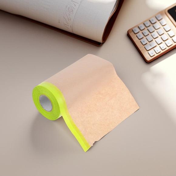 BESTYASH 5Pack Masking Paper for Non-Peeling Paint Brown 11.8X6.3X0.04in