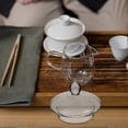 thumbnail image 3 of Teapot Lid Replacement Glass Lid Tea Kettle Teapot Lid Heat-resistant Glass Lid, 3 of 4