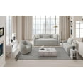 thumbnail image 5 of ACME Fritzy Wood Console Table with Cutout Shape in White Engineered Stone, 5 of 7