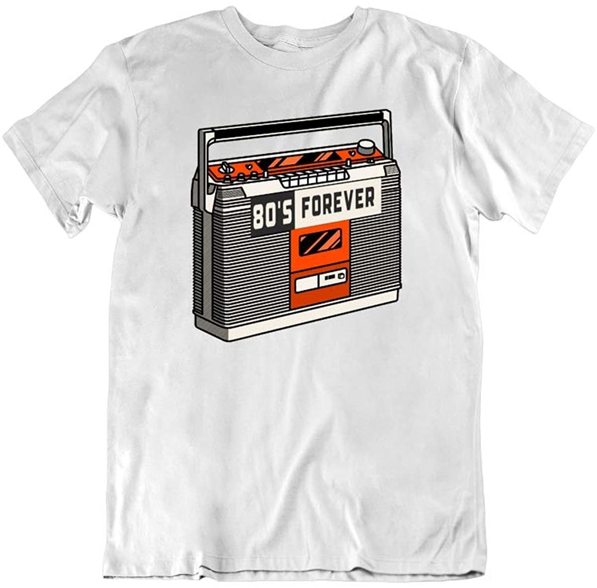 80's Forever Vintage Retro Jambox Stereo Funny Novelty Design Cotton T