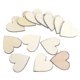 thumbnail image 1 of 100 Uds. Recortes de corazón de madera de 5cm, rodajas de corazón de madera, piezas de árbol de madera, decoración en blanco, manualidades Diy -ayane, 1 of 2
