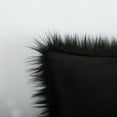 thumbnail image 4 of Nanshing Merino Style Super Soft & Fluffy Faux Fur Decorative Throw Pillow Cover, Cushion Case for Home Living Room, Black, 2 Pack, 18" x 18", 4 of 5