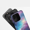 thumbnail image 3 of Tough 2 Layer Shockproof Protective Case Compatible with iPhone 17, Galaxy Swirl Cosmic Nebula Space Design, 3 of 7