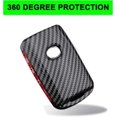 thumbnail image 7 of Key Fob Cover Compatible with Mazda 3 6 CX-30 CX-5 CX-9 2019-2021 4 Button Keychain Case Holder Protector,Red, 7 of 7
