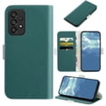 thumbnail image 1 of Allytech for Samsung Galaxy A72 Wallet Case, Lychee Texture Leather Card Cash Slots Holder Magnetic Flip Folio Phone Cover,Green, 1 of 10