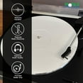 thumbnail image 4 of Mobile Pro Shop (White) Acrylic Turntable Mat - 12" Vinyl Record Player Slipmat - Anti-Static & Noise Reducing Platter Mat for LP Players, 4 of 8