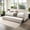 Fog, variant on Single - Seat Gray Sofa Bed, Tight Seat Cushions - Streamlined for Minimalist Spaces