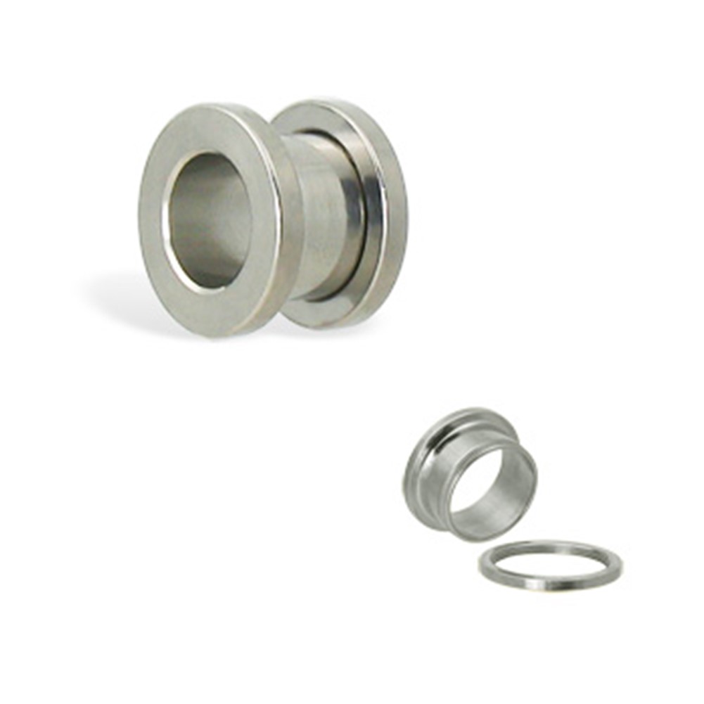 Tunnel With Threaded Back, 0 Ga,Gauge (Thickness)00 (10Mm)