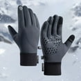 thumbnail image 2 of Winter Gloves for Women and Men Gloves for Cold Weather Q802 Winter Zipper Touchscreen Windproof Warm Waterproof Cycling Sports Plush Ski Gloves, 2 of 6