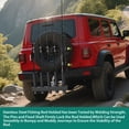 thumbnail image 3 of QinaQin Fishing Rod Holder for Car Link Tube, Fits 1.6 Inch Hitch Receiver, Adjustable Stainless Steel Pole Rack with Quick Release, 3 of 7