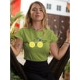 thumbnail image 2 of Never Look Back Lemon Bicycle T-Shirt Women -Image by Shutterstock, Female 3X-Large, 2 of 4