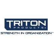Triton Products 018-15 White Polypropylene Pegboards with Mounting Hardware