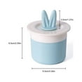 thumbnail image 2 of Billuyoard Espuma de burbujas para limpieza facial, vaso de espuma para apretar, fabricante de espuma, naranja y rosa Almacenamiento y organización del hogar Celeste y Blanco, 2 of 6