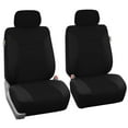 thumbnail image 3 of FH Group Black Classic Khaki Seat Covers, Side Airbag Compatible, Full Set, with Split Bench Function, 3 of 8