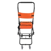 Stair Chair, Lift Stair Chair, Aluminum Alloy Portable Stair Chair, Orange, Patient Transport Chair Stretcher, Compact Foldable for Emergency Medical Use