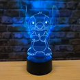 thumbnail image 1 of Stitzer Light 3D Baratijas Regalos Artesanía Acrílico Luz Nocturna Regalo de Cumpleaños Lámpara Decorativa Lámpara de Mesa USB (Tamaño Base: 87*87*41mm), 1 of 5