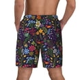 thumbnail image 3 of Xecao Flowers And Birds for Men's Swimming Trunks Swim Trunks Quick Dry Swim Shorts with Mesh Lining Funny Swimwear Bathing Suits, 3 of 9