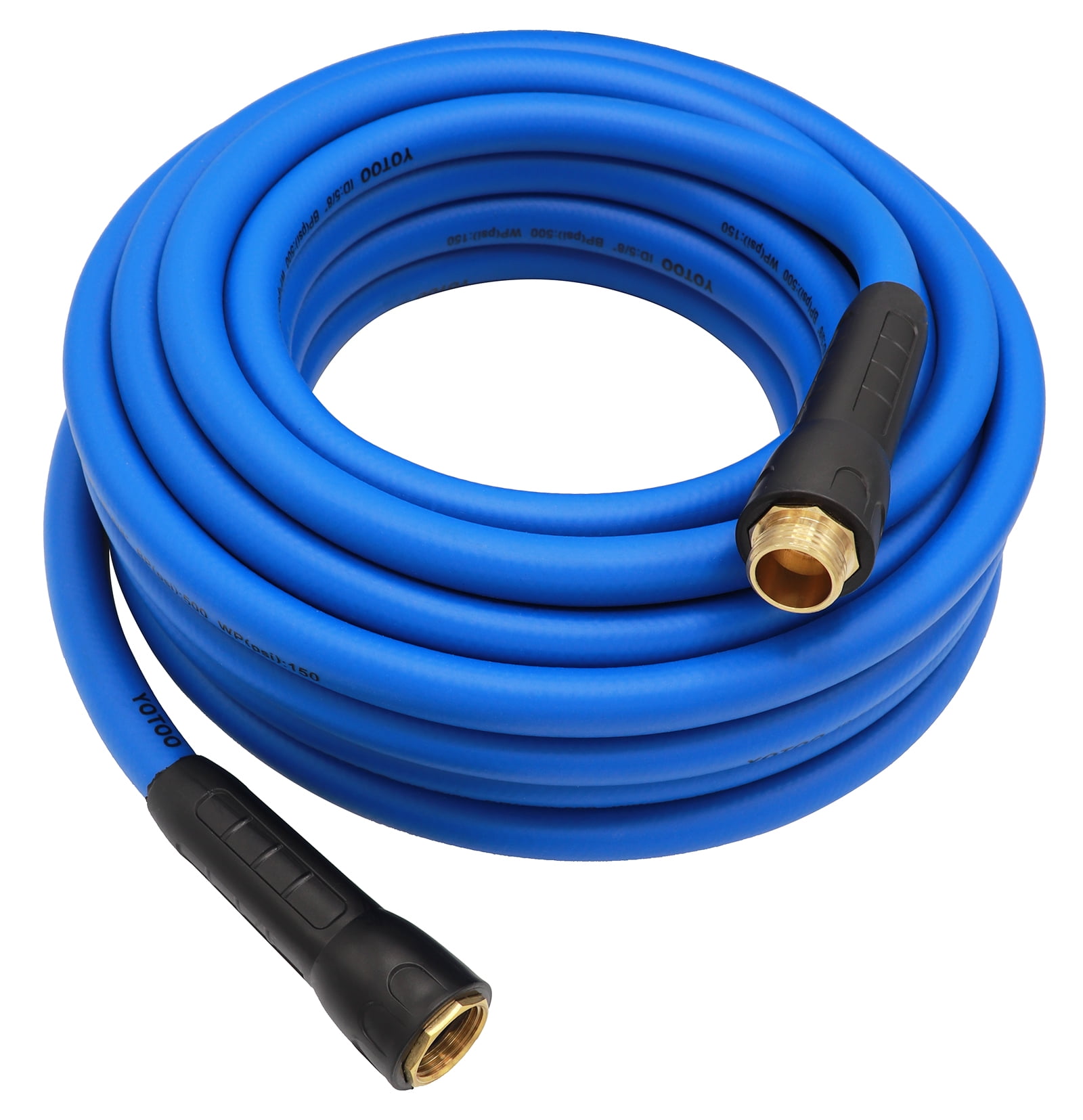 GHT Ends No Kinking All-Weather Flex 5/8 in Garden Hose with 3/4 in x 50 ft 