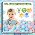 thumbnail image 3 of Pelotas oceánicas TRENDBOX de plástico, 50 unidades, sin BPA, 3 of 7