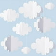 3D Cloud Decorations White Hanging Clouds For Ceiling Cloud Party