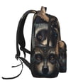 thumbnail image 3 of Fotbe Tribal Style Raccoon Pattern Casual Backpack for School, Travel, and Outdoor Activities - Durable, Lightweight, and Comfortable, 3 of 5