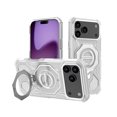 thumbnail image 1 of 17 Series Phone Case with Magnetic Stand, Air Cushion Anti-Drop Protection, Clear Matte Finish & 360° Rotatable Holder(for 17 Pro/17 Pro Max), 1 of 7