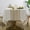 Coffee Lines-55" x 102" (Rectangular), variant on Outdoor Linen Tablecloth Square Waterproofton Boho Farmhouse Table Cloths With Tassel Heavy Weight Wrinkle Free Cover For Picnic Camping Dining - 55 X 55 Inch Grey Lines