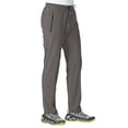thumbnail image 1 of Pantalones TBMPOY para hombre, viajes, senderismo, secado rápido, cortavientos, color gris L, 1 of 4