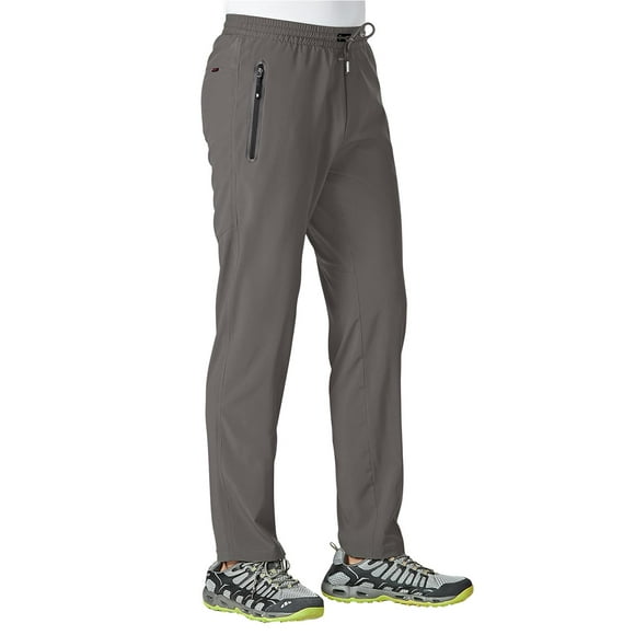 Pantalones TBMPOY para hombre, viajes, senderismo, secado rápido, cortavientos, 3XL