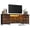 Brown, variant on TROPOW 63 Inch TV Stand Dresser with 10 Drawers, Long Entertainment Center for TVs Up to 75 Inch, Fabric Storage Media Console with LED Light and Power Outlet