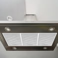 thumbnail image 2 of KALLORY 2-Pack Metal Mesh Range Hood Filters with Clips for Effective Oil and Grease Filtration, Replacement, 2 of 10