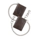 thumbnail image 2 of Wallet Dickies para hombre, triple pliegue, marrón con cadena, 2 of 6