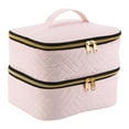 thumbnail image 5 of Nail Polish Carrying Case for Nail Polish and Manicure Set Nail Lamp Perfume Pink, 5 of 7