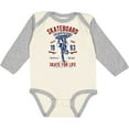 thumbnail image 3 of Inktastic Skateboard for Life Boys or Girls Long Sleeve Baby Bodysuit, 3 of 5