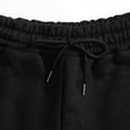 thumbnail image 6 of LIIPEE Men Casual Pants Winter Solid Color Ankle Length Jogger Pants Male Thermal Lined Sweatpants Running Training Outdoor Comfortable Soft Breathable Daily Pants,Black,L, 6 of 9