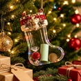thumbnail image 5 of LEFXSMR Transparent Christmas Stockings, 3.93" Embossed Hanging Christmas Stocking, Stockings Christmas Decorations for Party Supplies Kids Gifts, 5 of 6