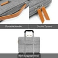 thumbnail image 4 of MOSISO Laptop Sleeve Carrying Case Compatible with MacBook Air 13 inch M3 M2 M1 2024-2018 / Pro 13 inch 2024-2016, 360 Protective Computer Handbag Briefcase with Handle, Gray, 4 of 7