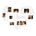 thumbnail image 5 of Heart Shaped Family Photo Frame Collage Display Three 4x6 Photos White, 5 of 7